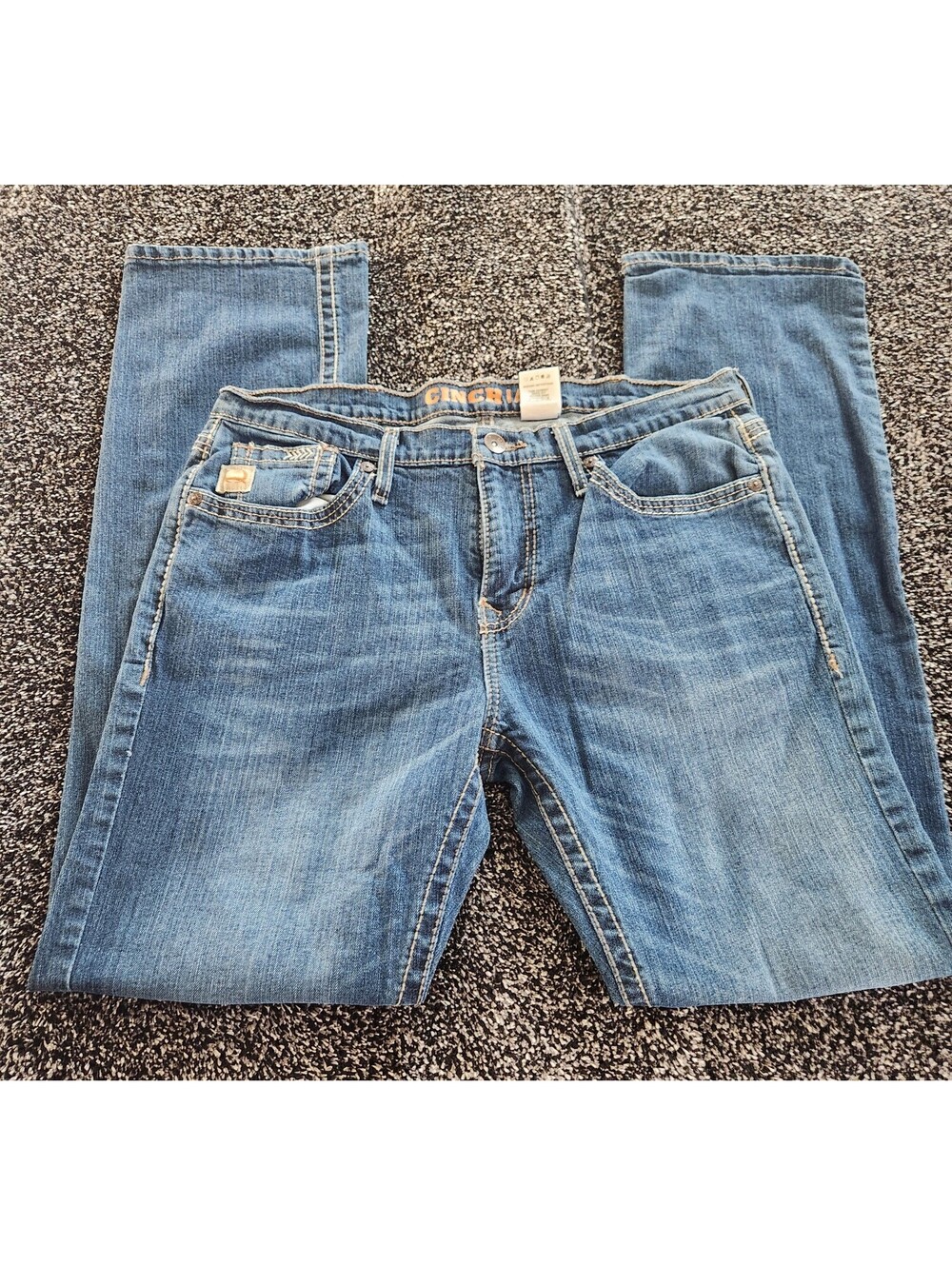 Cinch Ian Slim Fit Bootcut Jeans Men’s 35x34 Western Cowboy Workwear Medium Wash